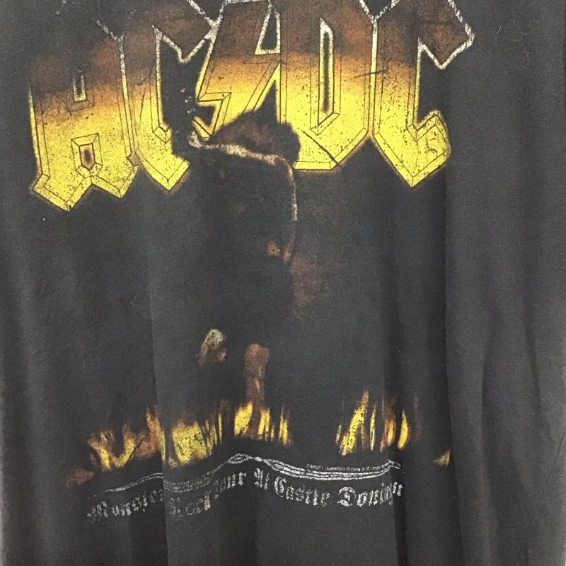 古着 USED Tシャツ 半袖 半袖カットソー プリントTシャツ クルーネックカットソー L プリント 黒 / ブラック /  メンズ USED 古着 中古 10132314