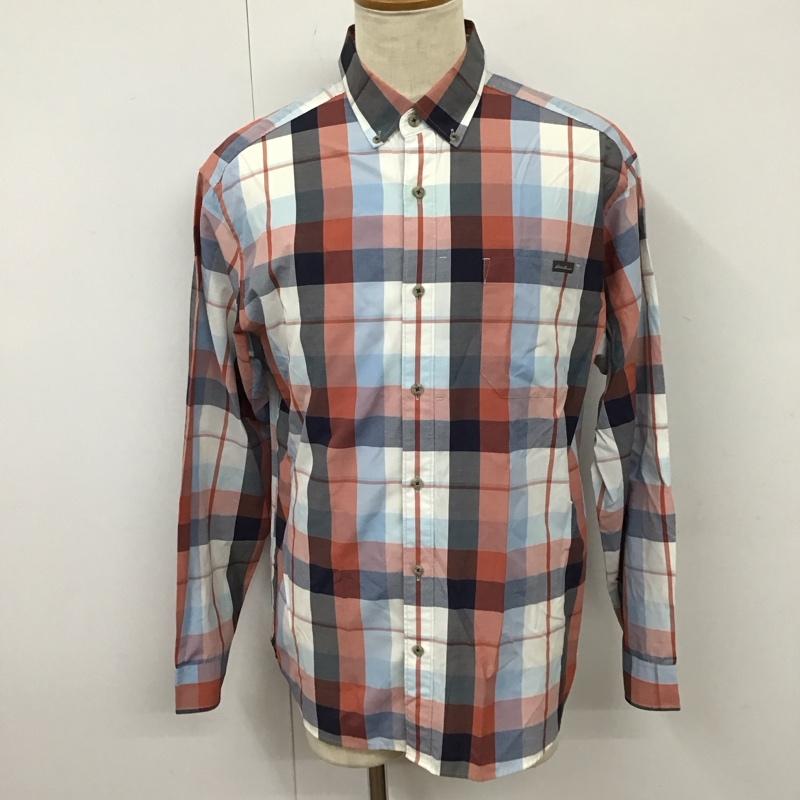 エディーバウアー Eddie Bauer シャツ、ブラウス 長袖 長袖シャツ カラーシャツ ポケットシャツ 長袖カットソー チェックシャツ L チェック マルチカラー / マルチカラー /  メンズ USED 古着 中古 10115310