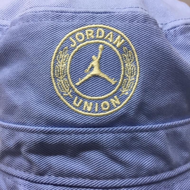 エアジョーダン AIR JORDAN 帽子 ハット DX6483-496 UNION バケットハット ロゴ、文字 水色 / ライトブルー /  メンズ USED 古着 中古 10109167