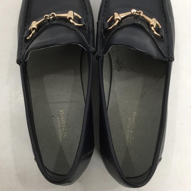 ビューティアンドユース BEAUTY&YOUTH ローファー ローファー ビット ローファー 26cm 26.0cm 無地 紺 / ネイビー /  メンズ USED 古着 中古 10140164