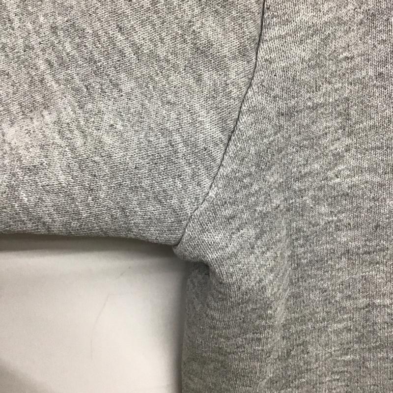 トミーヒルフィガー TOMMY HILFIGER トレーナー 長袖 長袖トレーナー スウェット クルーネック プルオーバー 90s L ロゴ、文字 灰 / グレー /  メンズ USED 古着 中古 10141820