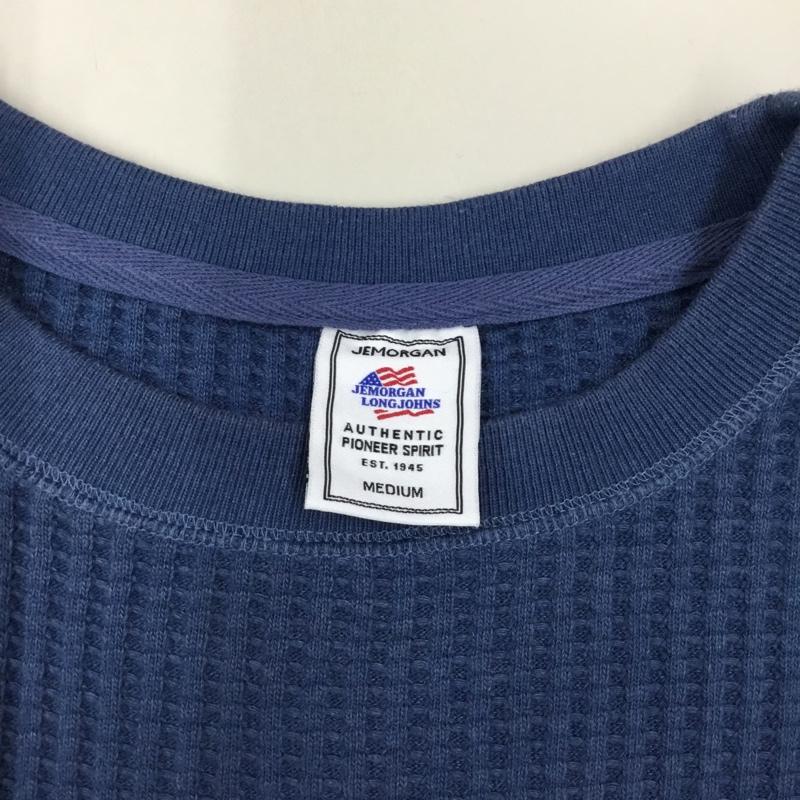 ジェーイーモーガン JEMORGAN Tシャツ 長袖 JC087-22G ワッフルカットソー M 無地 紺 / ネイビー /  メンズ USED 古着 中古 10119840