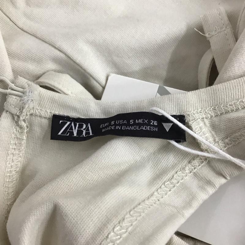 ザラ ZARA サロペット・オーバーオール サロペット、オーバーオール 4174 341 712 タグ付き ジョガーパンツ S 無地 アイボリー / アイボリー /  レディース USED 古着 中古 10122852