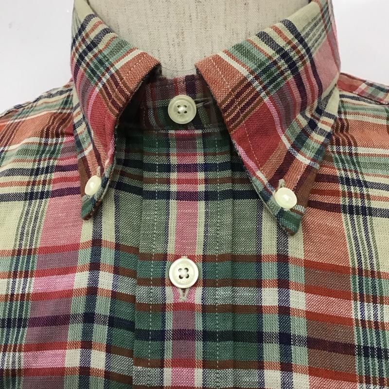ブルックスブラザーズ BROOKS BROTHERS シャツ、ブラウス 長袖 長袖シャツ チェックシャツ カラーシャツ カジュアルシャツ ボタンダウンシャツ S チェック マルチカラー / マルチカラー /  メンズ USED 古着 中古 10111125