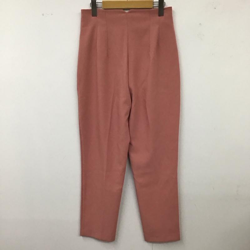 ザラ ZARA パンツ スラックス スラックス ワイドパンツ カジュアルパンツ M 無地 桃 / ピンク /  レディース USED 古着 中古 10117991
