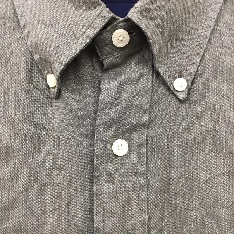 ブルックスブラザーズ BROOKS BROTHERS シャツ、ブラウス 半袖 ボタンダウンシャツ M 無地 カーキ / カーキ /  メンズ USED 古着 中古 10131425