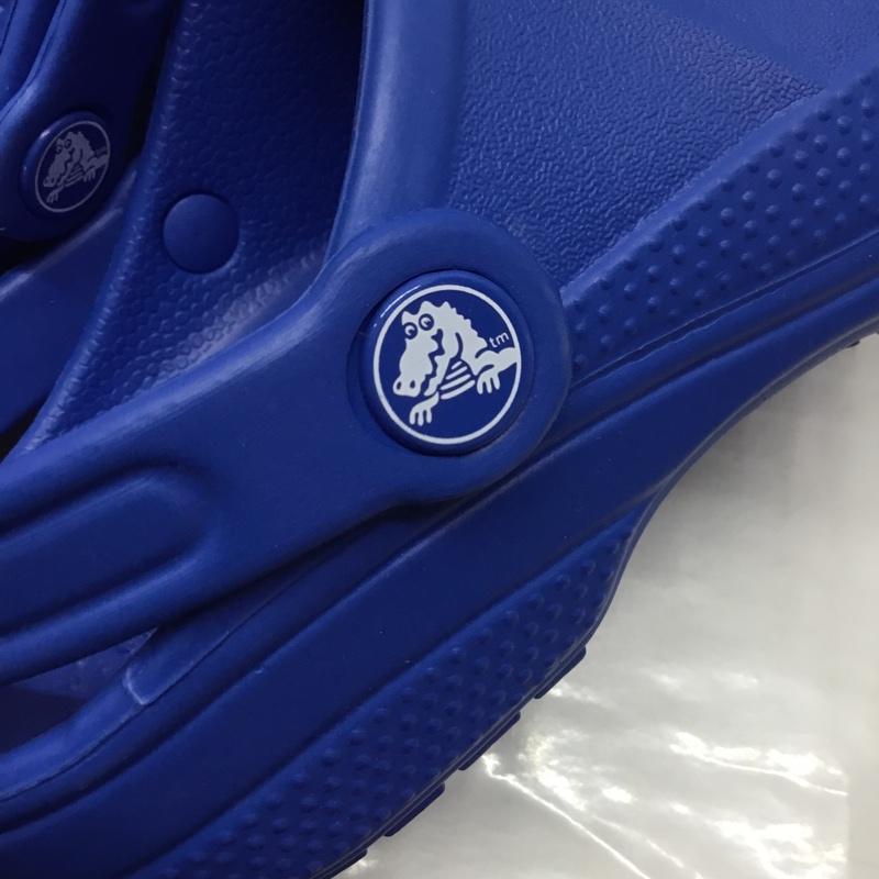 クロックス crocs シューズ シューズ 15908-430 ralen clog K 21cm キッズ サンダル 21.0cm ロゴ、文字 青 / ブルー /  ボーイズ USED 古着 中古 10110667