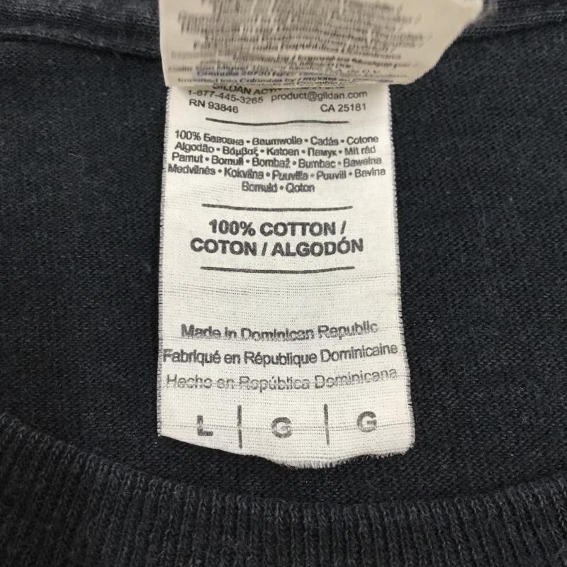 ギルダン GILDAN Tシャツ 半袖 SCORPIONS バンドTシャツ L ワンポイント 黒 / ブラック /  メンズ USED 古着 中古 10116112