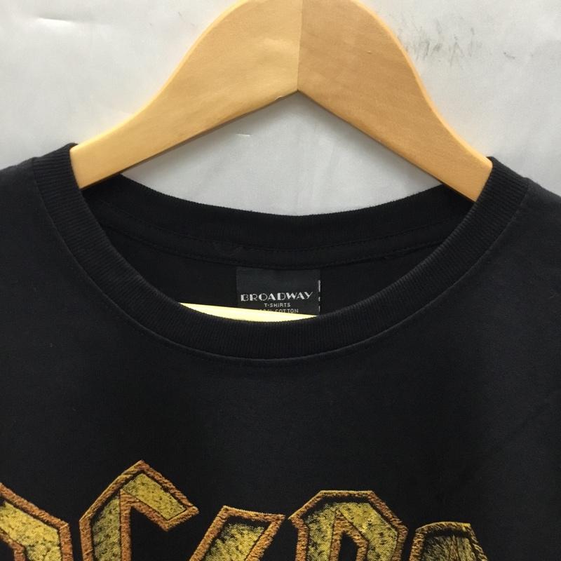 古着 USED Tシャツ 半袖 半袖カットソー プリントTシャツ クルーネックカットソー バンドTシャツ L プリント 黒 / ブラック /  メンズ USED 古着 中古 10108370