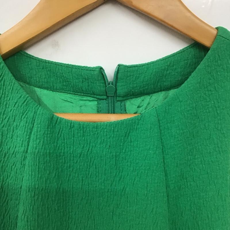 ザラベーシック ZARA BASIC ワンピース ミニスカート XS 無地 緑 / グリーン /  レディース USED 古着 中古 10129281