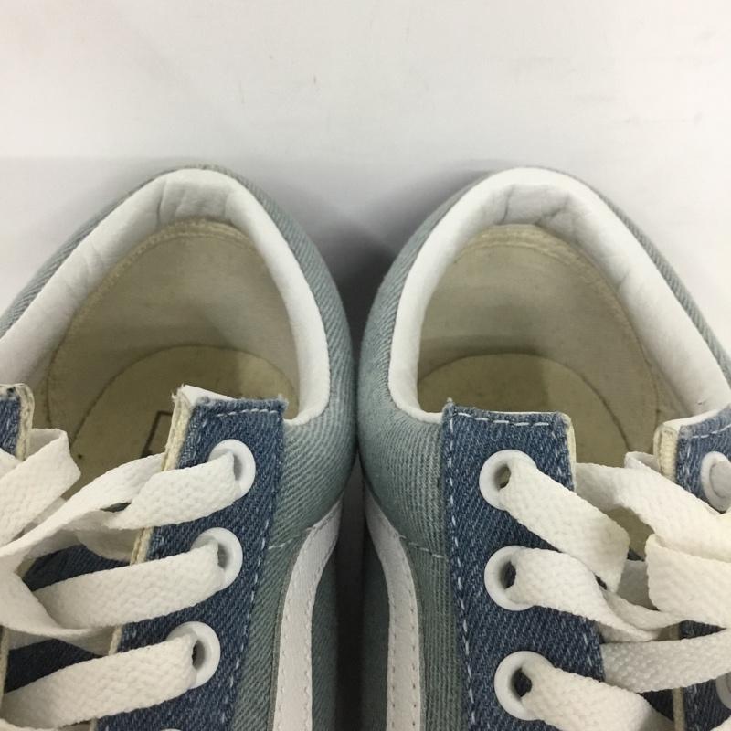 バンズ VANS スニーカー スニーカー 721454 デニム 27.5cm 27.5cm ロゴ、文字 水色 / ライトブルー /  メンズ USED 古着 中古 10128980