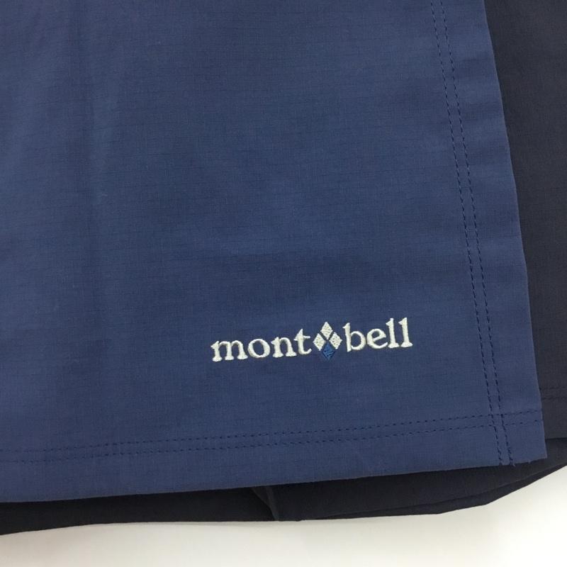 モンベル mont-bell パンツ ショートパンツ ショートパンツ ハーフパンツ カジュアルパンツ キュロットスカート 130cm 無地 紺 / ネイビー /  ガールズ USED 古着 中古 10116545