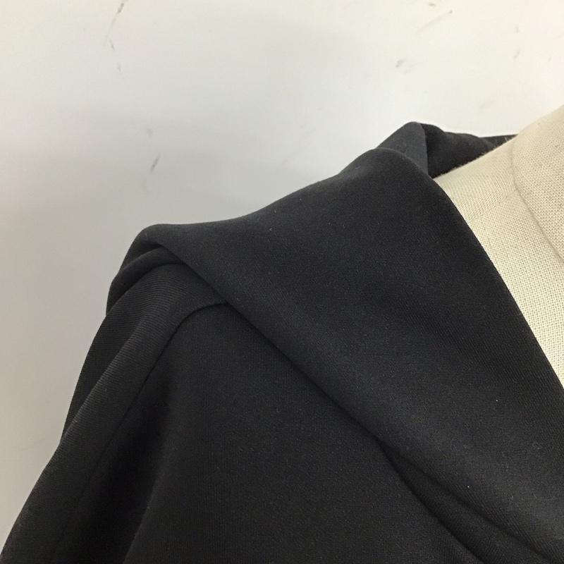 ザラ ZARA パーカー 長袖 長袖パーカー フード付きパーカートレーナー ジップアップパーカー S 無地 黒 / ブラック /  レディース USED 古着 中古 10124136