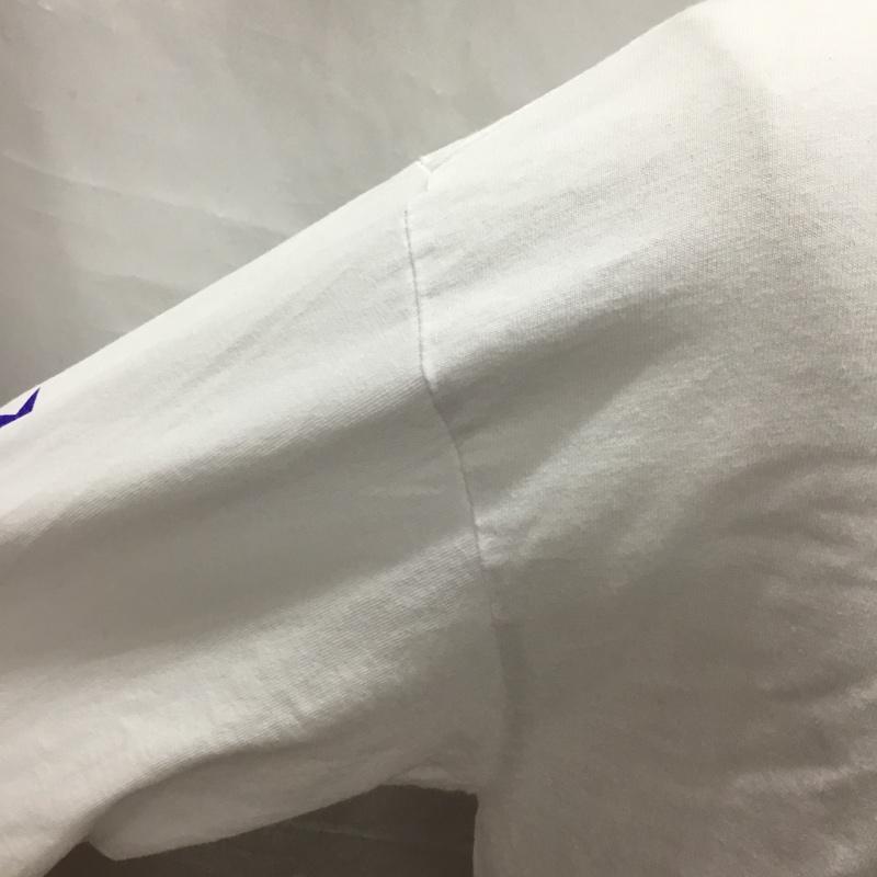 テンダーロイン TENDERLOIN カットソー 長袖 proclub コラボ 長袖カットソー プリントTシャツ L プリント 白 / ホワイト /  メンズ USED 古着 中古 10114875