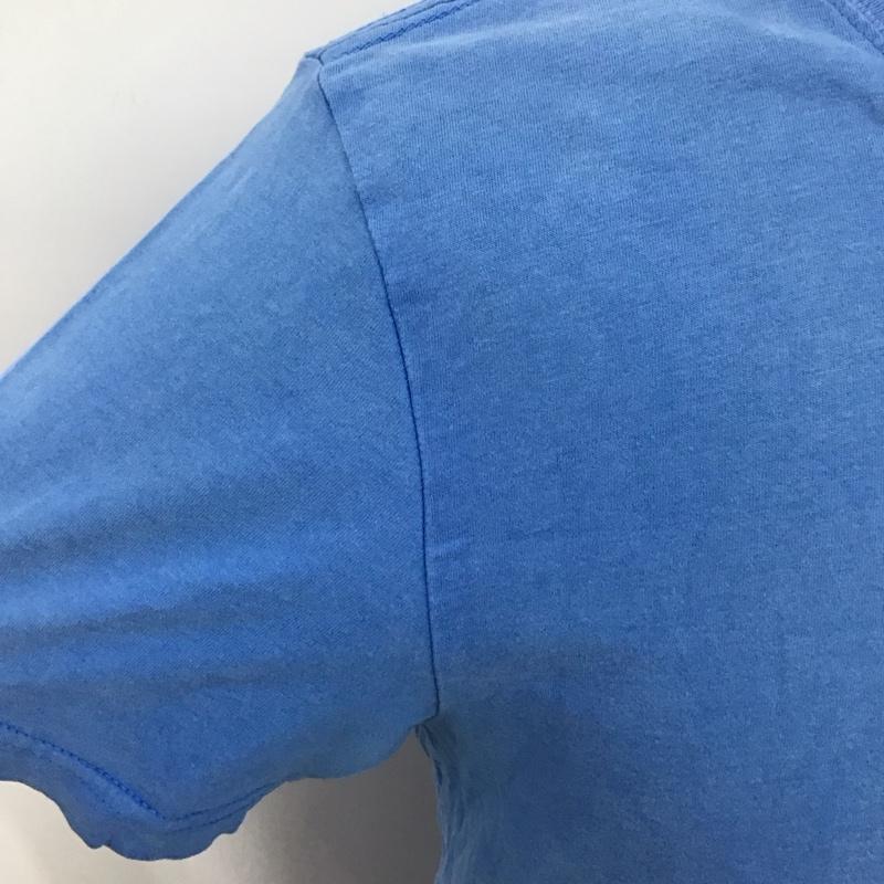 ナイキ NIKE Tシャツ 半袖 半袖カットソー プリントTシャツ クルーネックカットソー スポーツウェア M プリント 青 / ブルー /  メンズ USED 古着 中古 10111472