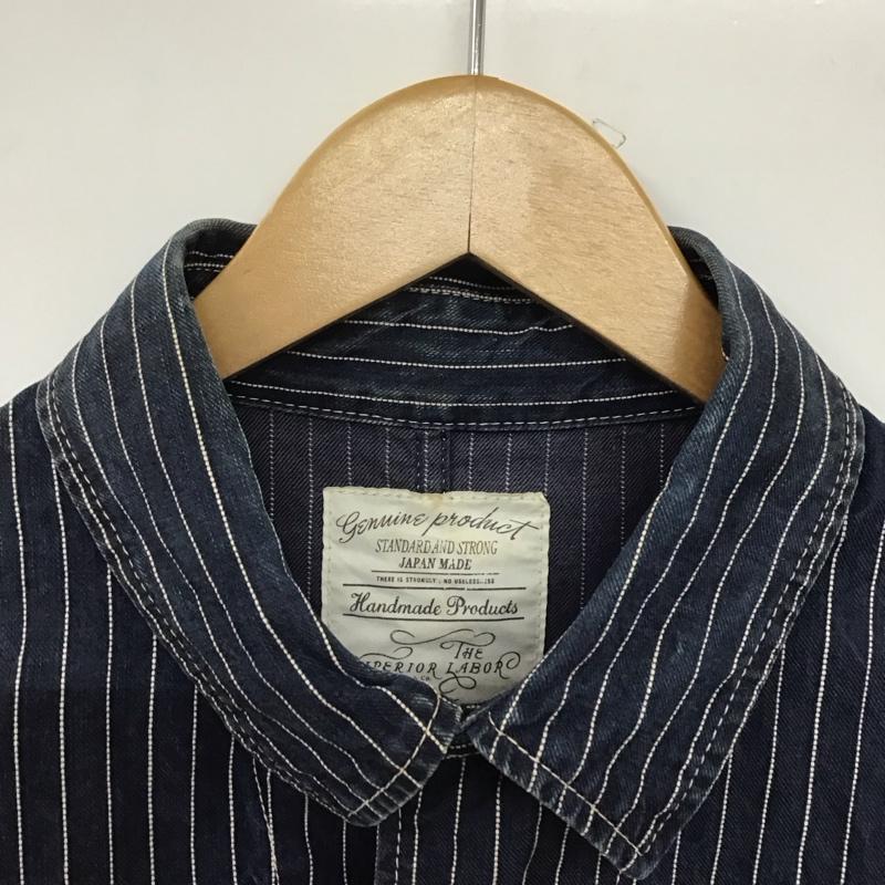 プレミアムムードデニムスーペリア PREMIUM MOOD DENIM SUPERIOR ジャケット、上着 ジャケット、ブレザー カジュアルジャケット アウター カラージャケット 1 ストライプ インディゴ / インディゴ /  メンズ USED 古着 中古 10145821