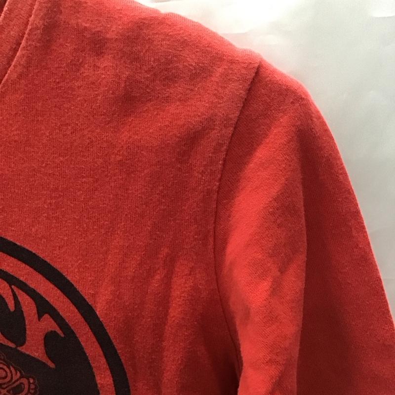 ヒステリック ミニ HYSTERIC MINI Tシャツ 七分袖 140cm プリント 赤 / レッド /  ガールズ USED 古着 中古 10116793