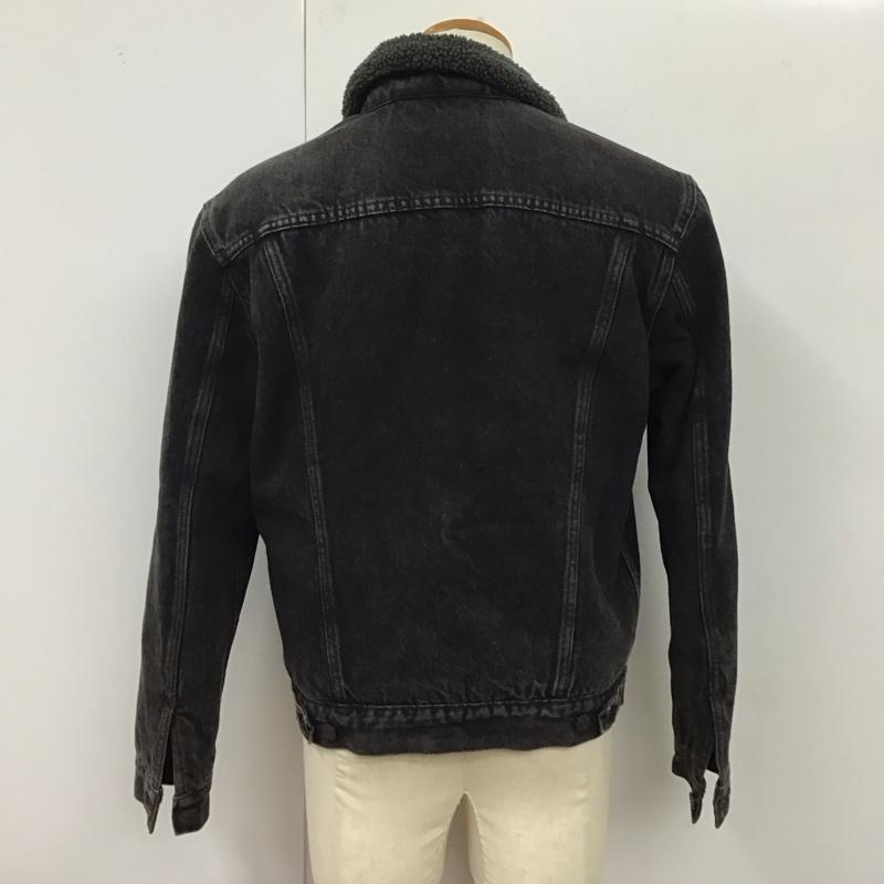 リーバイストラウスアンドコー Levi Strauss & co. ジャケット、上着 ジャケット、ブレザー デニムジャケット Gジャン 長袖ジャケット 裏地ボア アウター M 無地 黒 / ブラック /  メンズ USED 古着 中古 10119215
