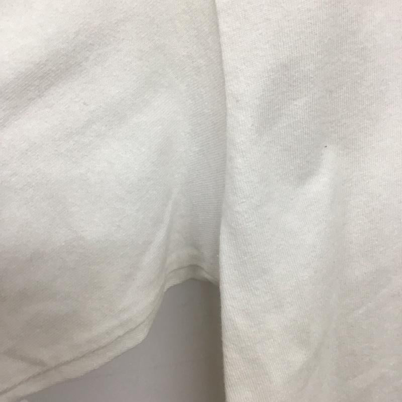 ステューシー STUSSY Tシャツ 半袖 半袖カットソー プリントTシャツ クルーネックカットソー L ロゴ、文字 白 / ホワイト /  メンズ USED 古着 中古 10132364