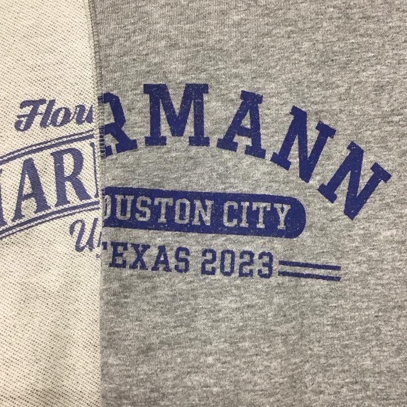 ニコアンド niko and... パーカー 長袖 長袖パーカー プルオーバーパーカー スウェット M ロゴ、文字 灰 / グレー /  レディース USED 古着 中古 10145078