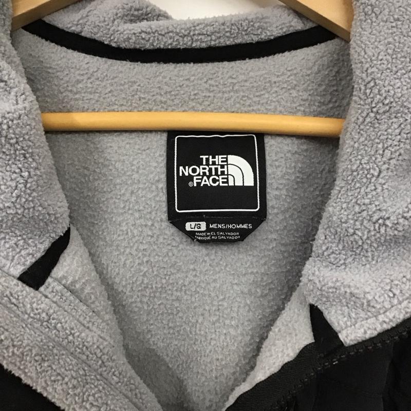 ザノースフェイス THE NORTH FACE ジャケット、上着 ジャケット、ブレザー nf0a3mmtk1c デナリアノラックジャケット フリースジャケット L ロゴ、文字 黒 / ブラック / X 灰 / グレー /  メンズ USED 古着 中古 10128697