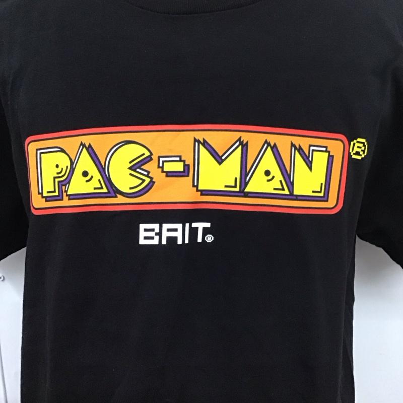 ベイト BAIT Tシャツ 半袖 半袖カットソー プリントTシャツ クルーネックカットソー L プリント 黒 / ブラック /  メンズ USED 古着 中古 10124016