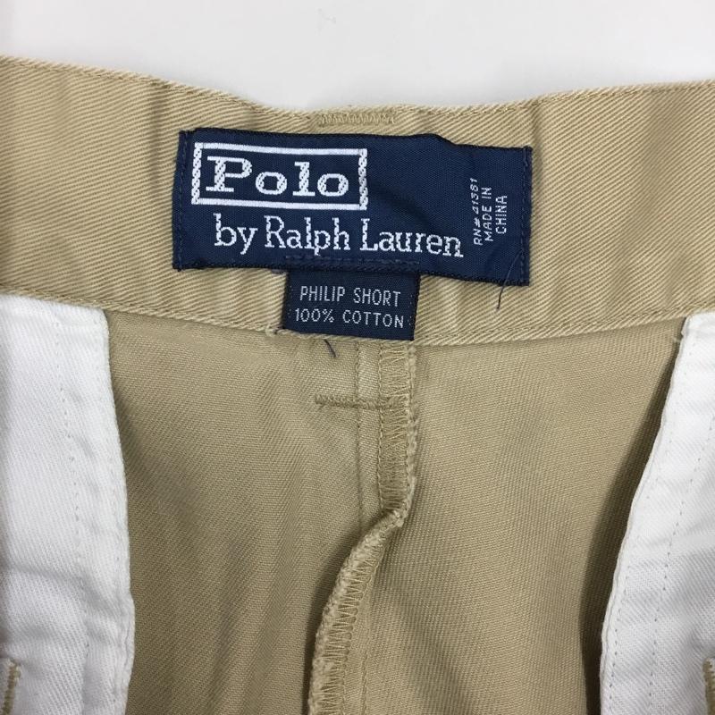 ポロバイラルフローレン Polo by RALPH LAUREN パンツ ショートパンツ ショートパンツ ハーフパンツ カジュアルパンツ 33インチ 無地 ベージュ / ベージュ /  メンズ USED 古着 中古 10120269