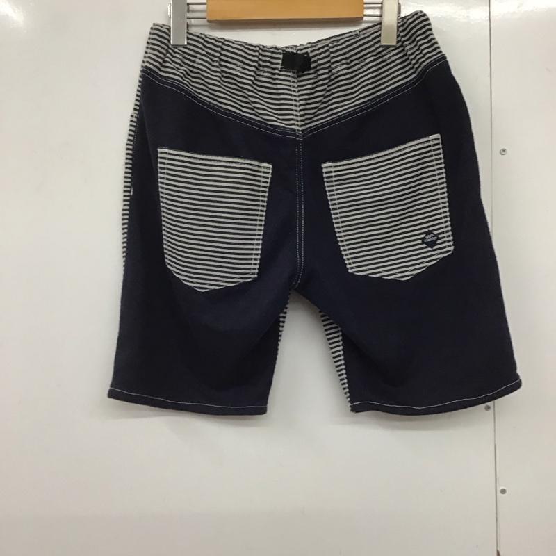 ジムマスター gym master パンツ ショートパンツ ショートパンツ ハーフパンツ カジュアルパンツ S ボーダー柄 白 / ホワイト / X 紺 / ネイビー /  メンズ USED 古着 中古 10142428