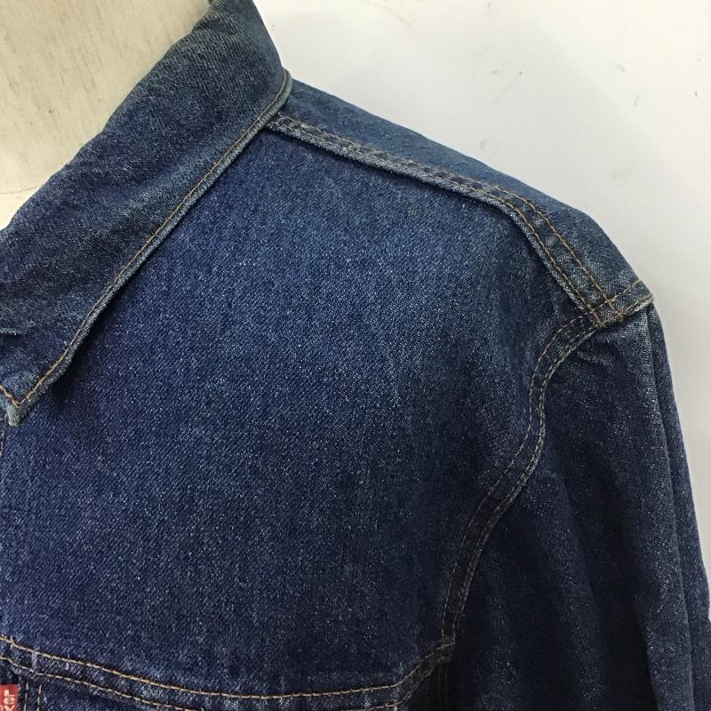 リーバイス Levi s ジャケット、上着 ジャケット、ブレザー 80S USA製 70506 Gジャン デニムジャケット アウター 42 無地 インディゴ / インディゴ /  メンズ USED 古着 中古 10110379