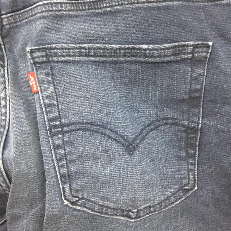 リーバイストラウスアンドコー Levi Strauss & co. パンツ デニム、ジーンズ デニムパンツ ストレートパンツ ワイドパンツ カジュアルパンツ ストレッチパンツ 36インチ 無地 紺 / ネイビー /  メンズ USED 古着 中古 10120478