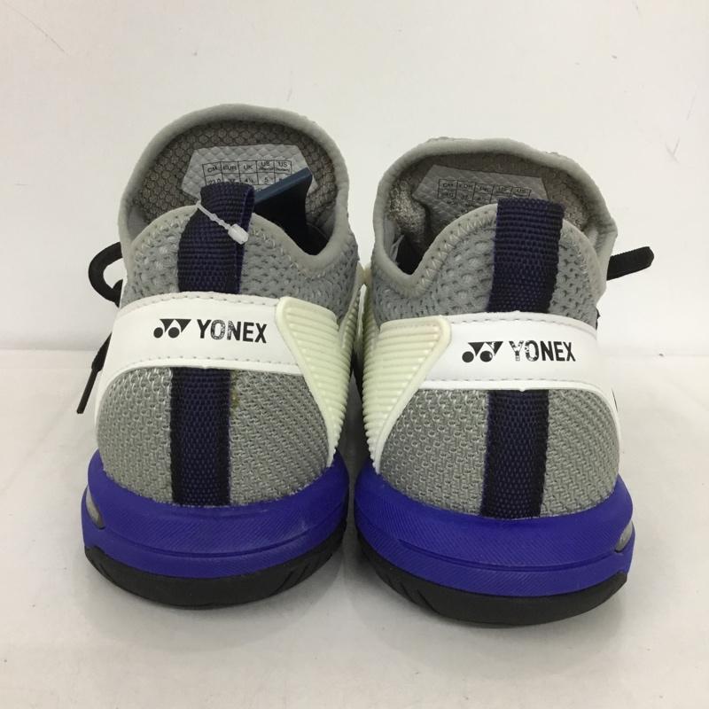 ヨネックス YONEX スニーカー スニーカー SHTF3MGC パワークッションフュージョンレブ3メンGC テニスシューズ 箱有 23cm 23.0cm ロゴ、文字 白 / ホワイト / X 黒 / ブラック / X 青 / ブルー /  レディース USED 古着 中古 10150020