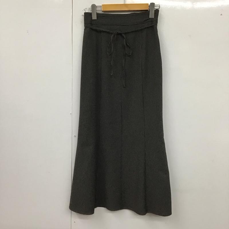 ローリーズファーム LOWRYS FARM スカート ロングスカート M チェック マルチカラー / マルチカラー /  レディース USED 古着 中古 10129528