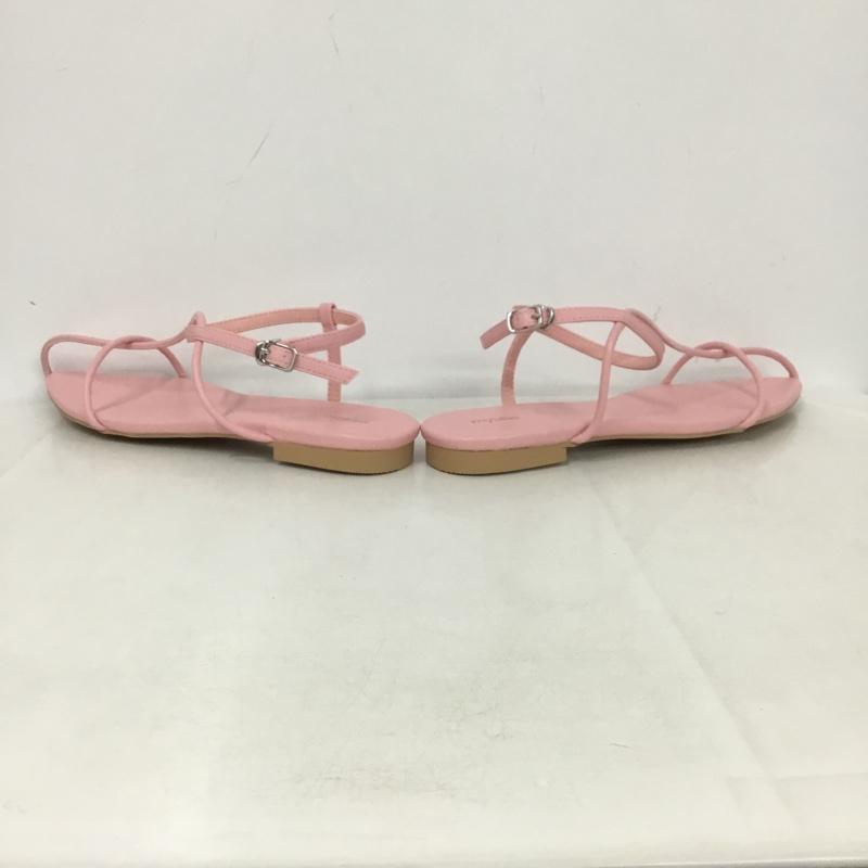 ミスティック mystic サンダル サンダル ストラップフラットサンダル 38 箱有 無地 桃 / ピンク /  レディース USED 古着 中古 10146269