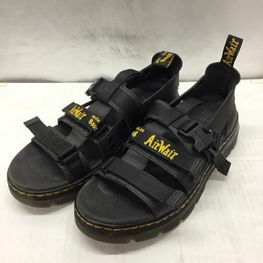 ドクターマーチン Dr.Martens サンダル サンダル SH12W PEARSON UK9 US10 US：10 ロゴ、文字 黒 / ブラック / X 黄 / イエロー /  メンズ USED 古着 中古 10114286