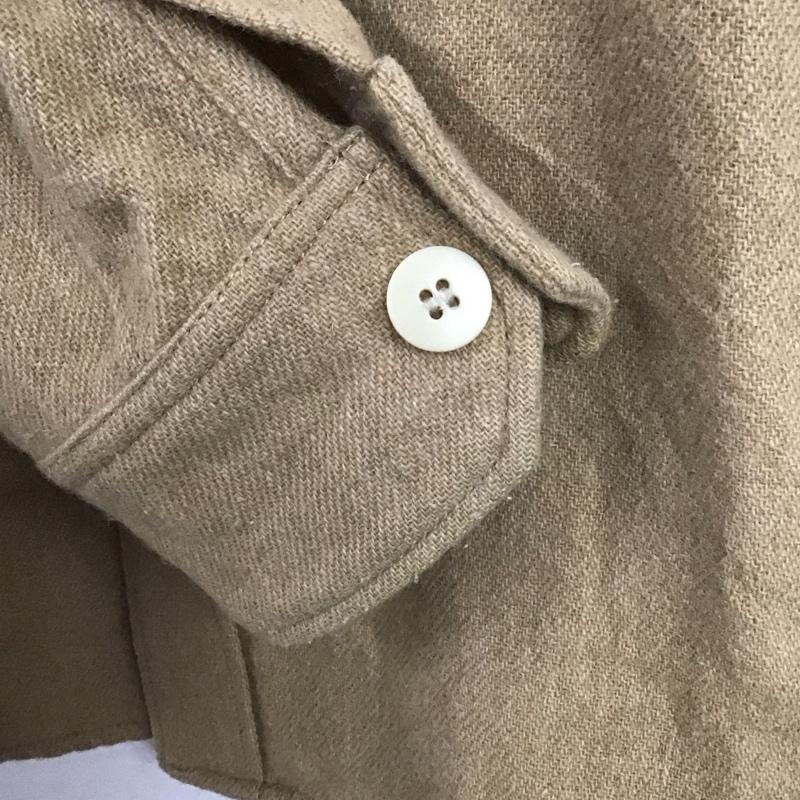 ジーディーシー GDC シャツ、ブラウス 長袖 長袖シャツ 無地シャツ カラーシャツ M 無地 ベージュ / ベージュ /  メンズ USED 古着 中古 10148122