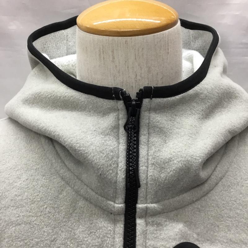 ナイキ NIKE パーカー 長袖 ジップパーカー XXL 無地 灰 / グレー /  メンズ USED 古着 中古 10121704