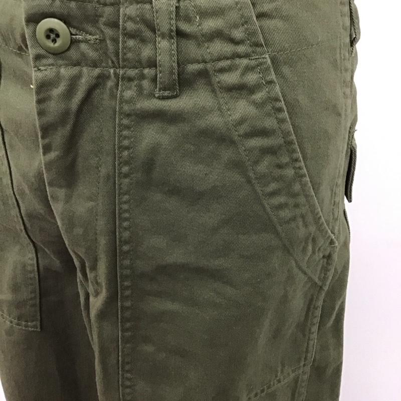 アングリッド Ungrid パンツ ワークパンツ、ペインターパンツ 111840713601-02 ウォッシュベイカーパンツ S 無地 カーキ / カーキ /  レディース USED 古着 中古 10120592