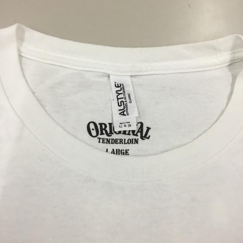 テンダーロイン TENDERLOIN Tシャツ 半袖 半袖カットソー プリントTシャツ クルーネックカットソー L プリント マルチカラー / マルチカラー /  メンズ USED 古着 中古 10114881
