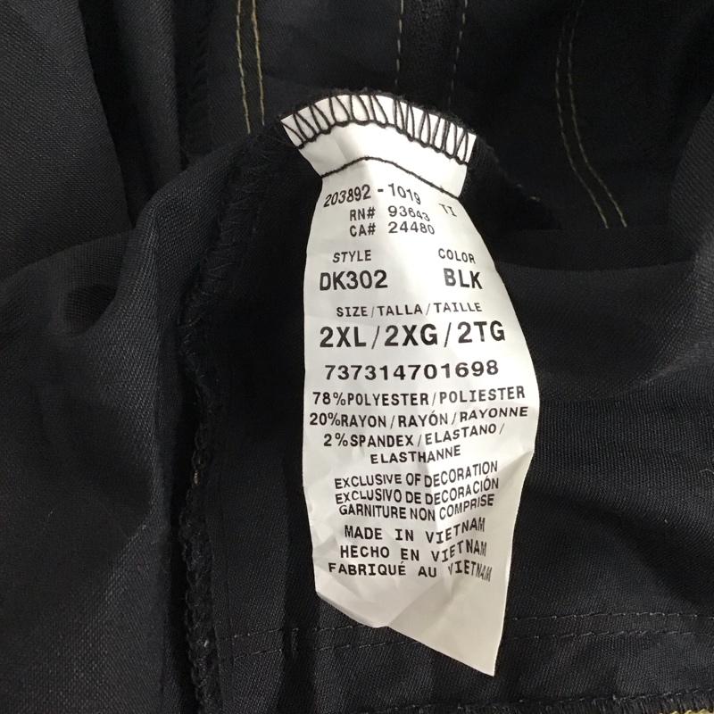 ディッキーズ Dickies ジャケット、上着 ジャケット、ブレザー ジップアップジャケット アウター スタンドカラー XXL 無地 黒 / ブラック /  メンズ USED 古着 中古 10135776