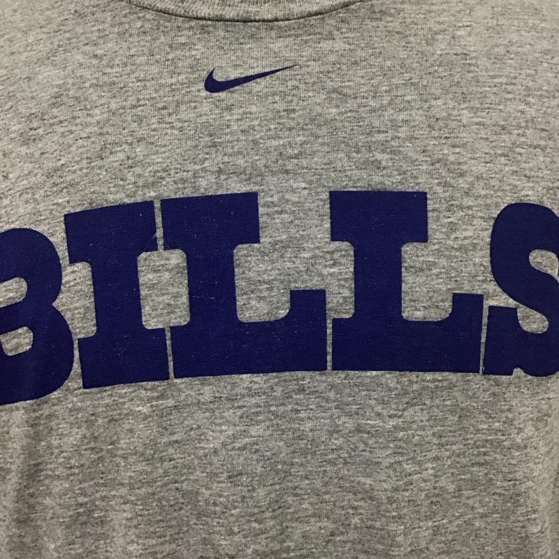 ナイキ NIKE Tシャツ 半袖 半袖カットソー プリントTシャツ クルーネックカットソー スポーツウェア M ロゴ、文字 灰 / グレー /  メンズ USED 古着 中古 10110907