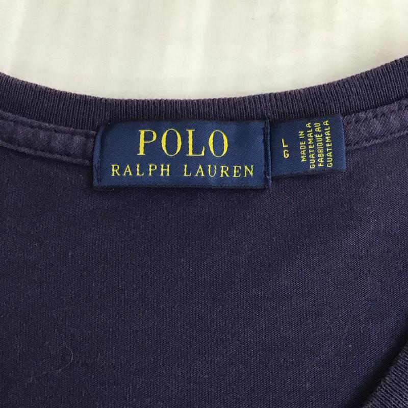 ポロラルフローレン POLO RALPH LAUREN Tシャツ 半袖 ポロベア L プリント 紺 / ネイビー /  メンズ USED 古着 中古 10119822