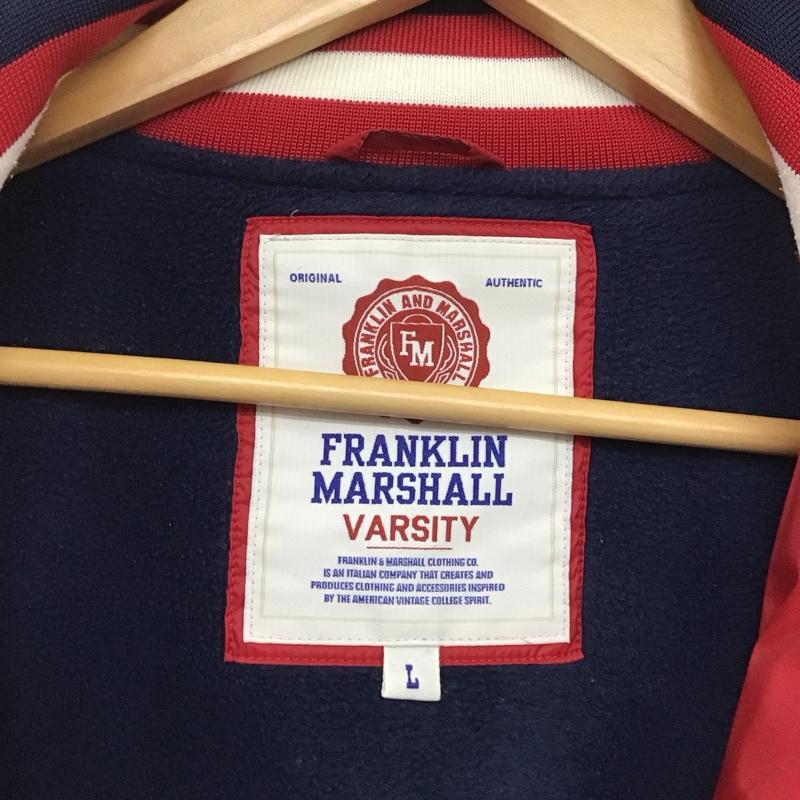 フランクリンマーシャル FRANKLIN&MARSHALL ジャケット、上着 ジャケット、ブレザー ジップアップジャケット ナイロンジャケット アウター L ロゴ、文字 赤 / レッド /  メンズ USED 古着 中古 10142911