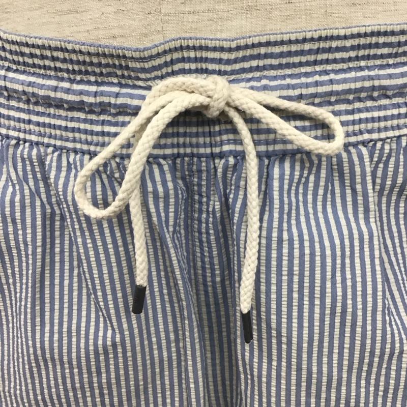 ポロバイラルフローレン Polo by RALPH LAUREN パンツ ショートパンツ L ストライプ 白 / ホワイト / X 水色 / ライトブルー /  メンズ USED 古着 中古 10108082