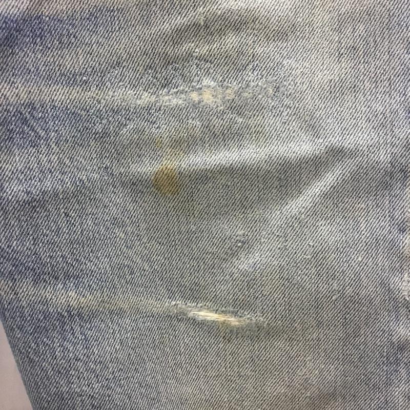 リーバイス Levi s パンツ デニム、ジーンズ デニムジーンズ 66後期 70s 501 6番工場 33インチ ダメージ加工 インディゴ / インディゴ /  メンズ USED 古着 中古 10111926