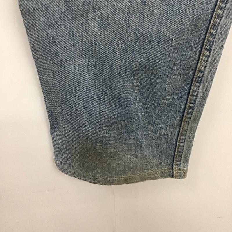 リーバイス Levi s パンツ デニム、ジーンズ デニムパンツ ストレートパンツ ワイドパンツ カジュアルパンツ 501 33インチ 無地 インディゴ / インディゴ /  メンズ USED 古着 中古 10106563