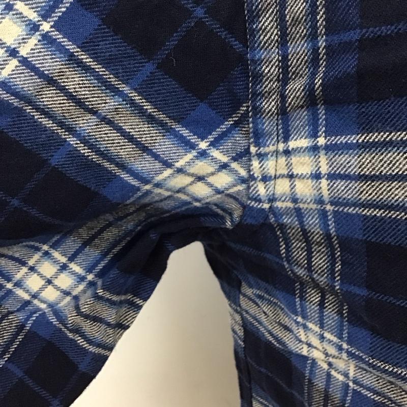 アーバンリサーチ URBAN RESEARCH シャツ、ブラウス 長袖 WH56-13Y023 ボタンダウン 38 チェック 紺 / ネイビー / X 青 / ブルー / X 白 / ホワイト /  メンズ USED 古着 中古 10111258