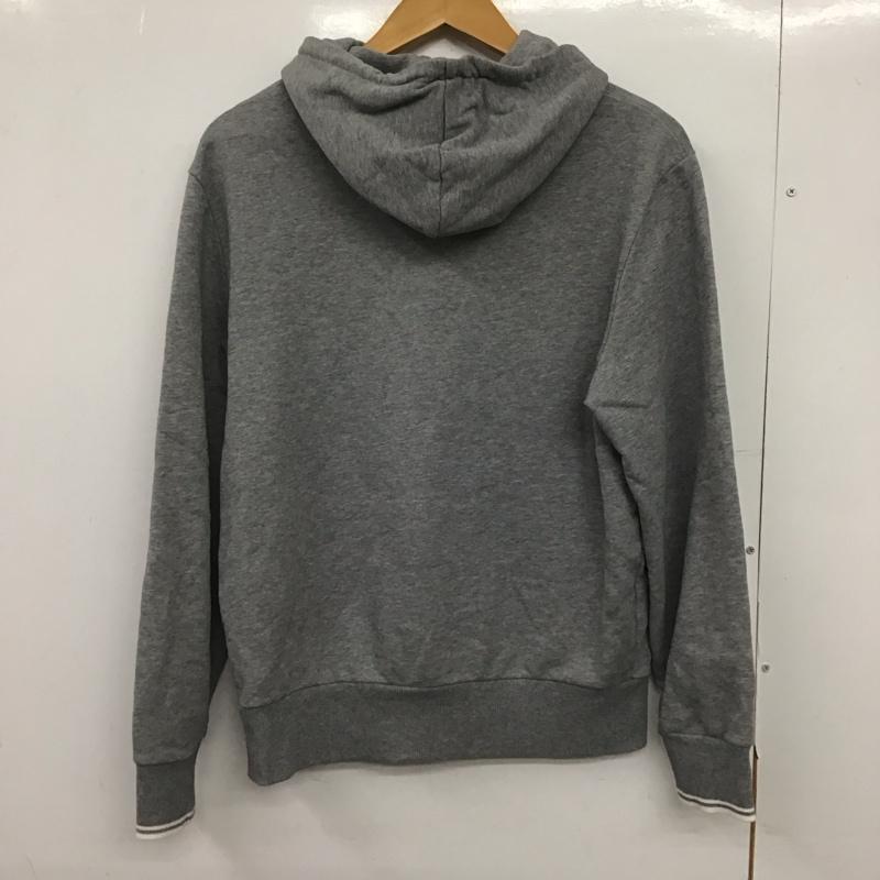 フレッドペリー FRED PERRY パーカー 長袖 長袖パーカー プルオーバーパーカー スウェット M ロゴ、文字 灰 / グレー /  メンズ USED 古着 中古 10147314