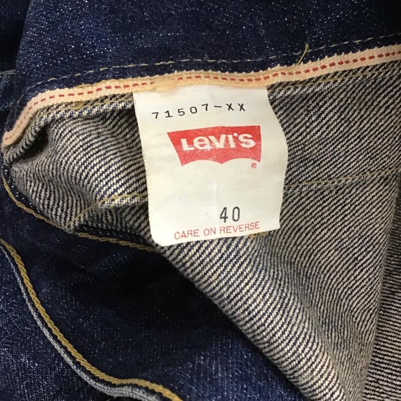 リーバイストラウスアンドコー Levi Strauss & co. ジャケット、上着 ジャケット、ブレザー デニムジャケット Gジャン アウター カジュアルジャケット 40 無地 インディゴ / インディゴ /  メンズ USED 古着 中古 10141659