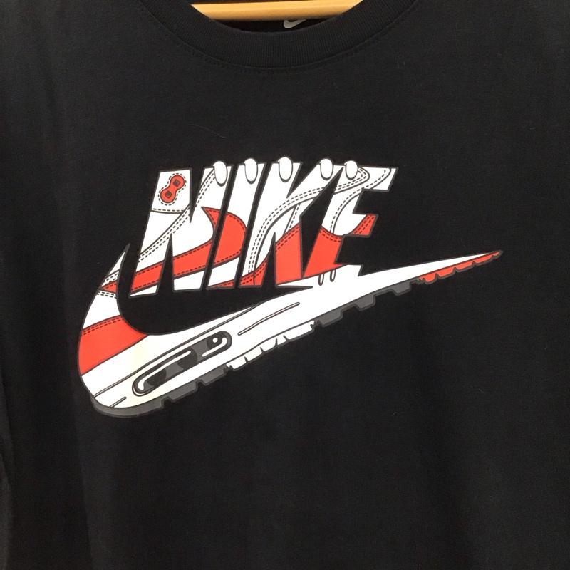 ナイキ NIKE Tシャツ 半袖 ct5657-010 半袖カットソー プリントTシャツ クルーネック L プリント 黒 / ブラック /  メンズ USED 古着 中古 10133493