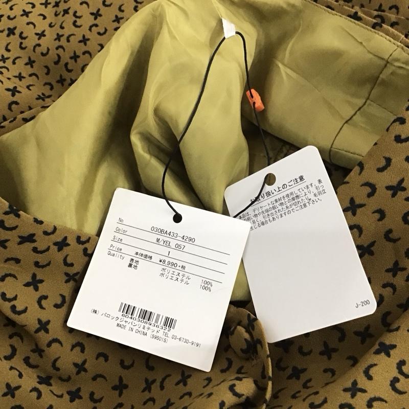 スライ SLY ワンピース ロングスカート 030BA433-4290 DARK MOSS LONG OP 長袖 タグ付き 1 総柄 マスタード / マスタード /  レディース USED 古着 中古 10112250